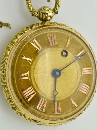 Unique Historic 18k Gold&Enamel Verge Fusee watch for Muhammad Ali of Egypt,  1830 2