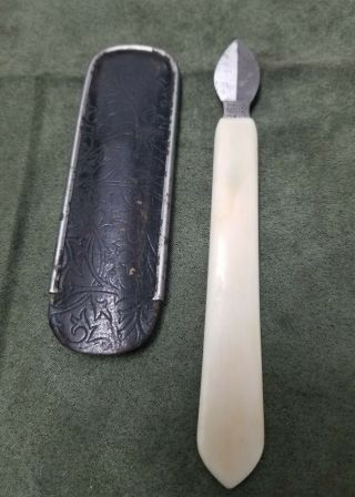 Vintage Rodgers Cutlers To Her Majesty Ink Eraser Scalpel Knife