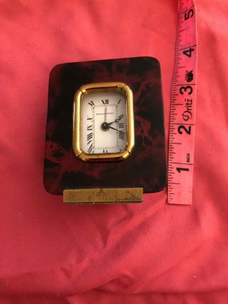 Vintage Matthew Norman Miniature Alarm Clock 2