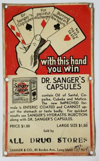 Vtg Dr.  Sanger 