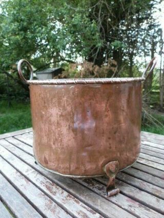 Stunning Antique Arts & Crafts Copper Planter