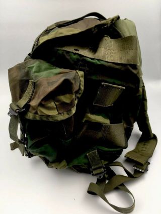 Vintage Camouflage U.  S Army Military Combat Nylon Field Pack LC - 1 ALICE Backpack 4