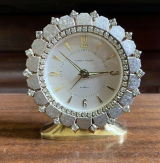 Vintage Phinney - Walker Alarm Clock With Rhinestones