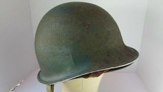 Wwii M1 Combat Fixed Bale Helmet With Inland Liner Airborne Infrantry