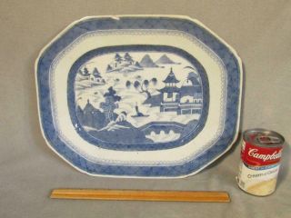 Antique Chinese Export Canton 15 " Serving Platter / Tray