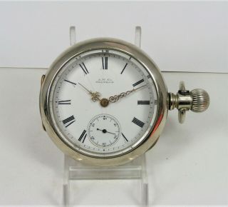 Antique 1883 Waltham,  P.  S.  Bartlett Pocket Watch,  Lever Set.  Running.  Pw - 15