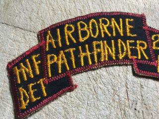 Cold War/Vietnam? US ARMY PATCH - AIRBORNE PATHFINDER 25th INF INF DET - 4