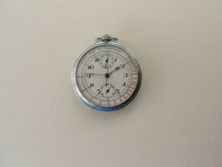 Antique/vintage Chronograph Pocket Watch Medical/pulsations Colunn Wheel
