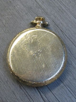 Vintage South Bend Studebaker Movement Pocket Watch Model 1 21J 12S 2