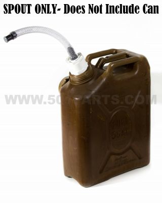 Scepter Military Fuel And Jerry Can Spout - Multi - Fuel 3/4 Inch Hose With Filter