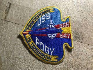Cold War/vietnam? Us Navy Patch - Uss Pogy Ssn 647 Submarine - Usn Beauty