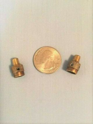2 Windproof Burner Tips For Miners Carbide Lamps,  Vintage Mining Parts