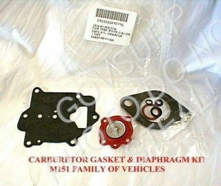 Carburetor Gasket Kit For M151 M151a1 M151a2 Mutt W/zenith Carb 2910 - 01 - 029 - 2796