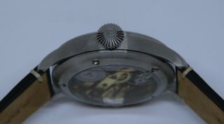 UNIQUE IWC SCHAFFHAUSEN cal.  73 ca 1929 CHRONOMETER PILOT STYLE MARRIAGE WATCH 3