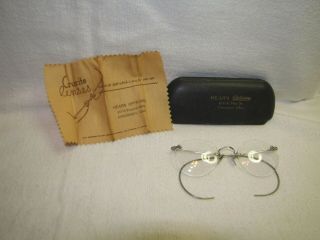 Antique Vintage 10k Solid Gold Frame Eyeglasses (read Ad)
