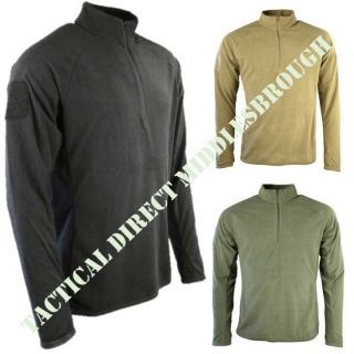 Mid Layer Alpha Fleece Top Mens S - 2xl Army Thermal Cold Weather Undershirt Cadet