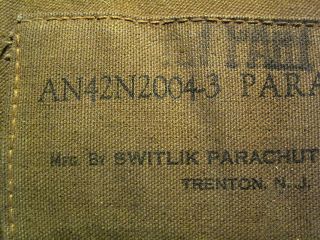 WWII AN - 42N20043 Seatpack Parachute pack and harness 3