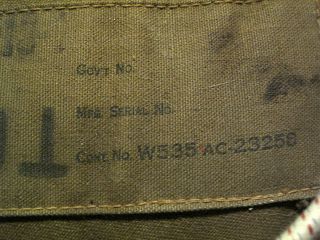 WWII AN - 42N20043 Seatpack Parachute pack and harness 4