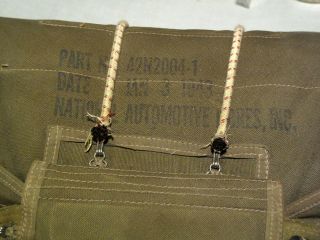 WWII AN 6510 - 1 Seatpack parachute with harness,  no silk 9