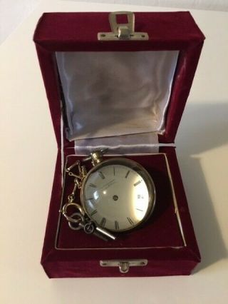 Antique Unique Chas Frodsham Pocket Watch And Box.
