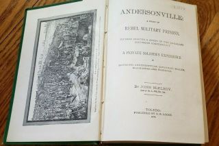 Book Andersonville A Story of Rebel Military Prisons by McElroy 1879 3