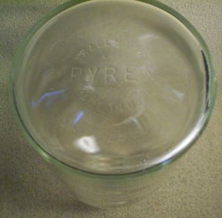 LARGE GLASS CHEMISTRY LAB 1 LITER BOTTLE WITH SIDEARM TRADEMARK PYREX MADE USA 5