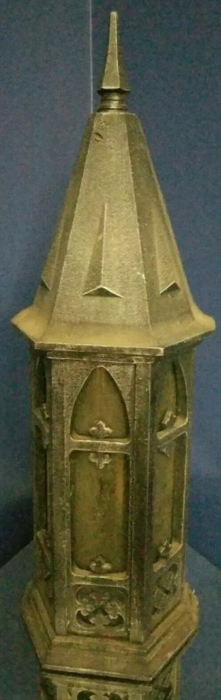 Vtg Large Gothic Funeral/ Church /castle Outdoor Porch Light