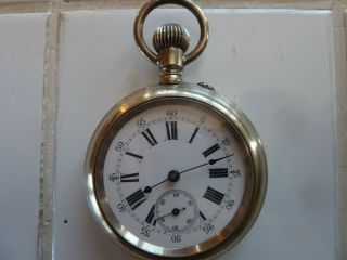 Longines Railway Time Keeper 16s Pin Set,  Exibition Movement Pocket Watch