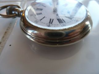 Longines Railway Time keeper 16S Pin set,  Exibition Movement Pocket watch 4