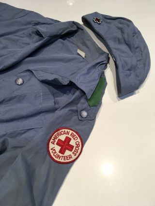 Wwii American National Red Cross Nurse Uniform Belt & Hat