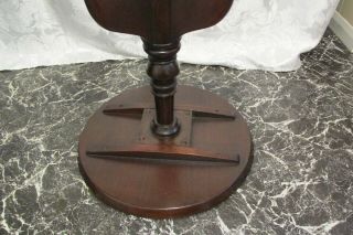 FINE QUALITY GEORGE III STYLE SOLID MAHOGANY WINE / SIDE TABLE PERFECT COND. 4