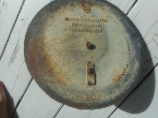Antique Cast Metal Virginia Metalcrafters Garden Sundial 