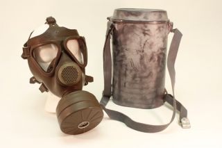 Premium Nbc Gas Mask German Drager Military & Police M65 Full - Face W/nbc Filter