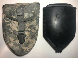 Us Army Ames Entrenching Tool Folding Shovel E Tool Acu Cover