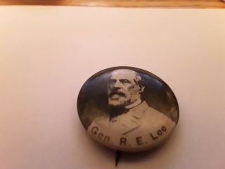 Vintage Robert E Lee UCV Reunion Pinback button 3
