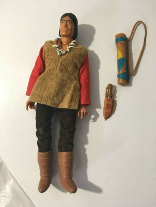 Vintage Action Figure The Lone Ranger Rides Again Red Sleeves Marx Gabriel 1975