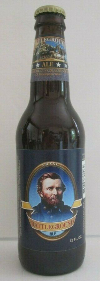 Robert E Lee & U.  S.  Grant Battleground Ale Beer Bottle Set,  issued 2003,  Scarce 3