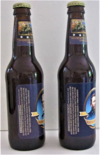 Robert E Lee & U.  S.  Grant Battleground Ale Beer Bottle Set,  issued 2003,  Scarce 4