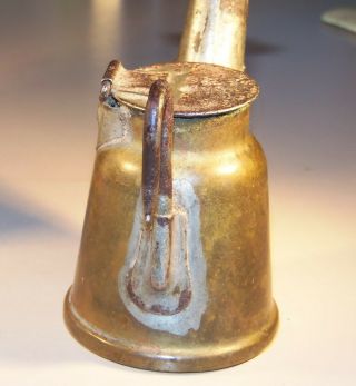 Antique Miners Oil Wick Lamp - Teapot - J Anton & Sons - Coal Mining 6