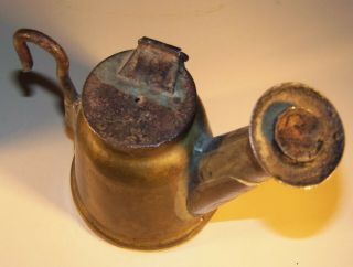 Antique Miners Oil Wick Lamp - Teapot - J Anton & Sons - Coal Mining 7