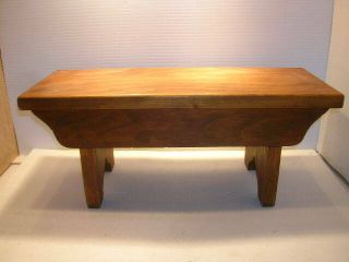 Cohasset Colonials Wood Foot Stool Concord Antique Society Hagerty Massachusetts