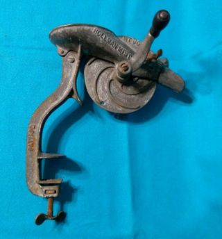 Antique No 3 Hand crank CHERRY PIT Seeder Rollman Co 2