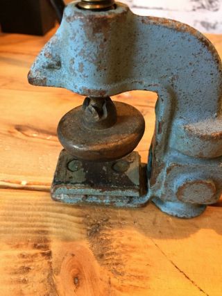 Vintage Industrial Acme Bench Clamp Bracket Light Lamp Steam Punk Brass & steel 5
