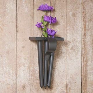 Planters Tin Candle Mold Wall Hanger In Smokey Black
