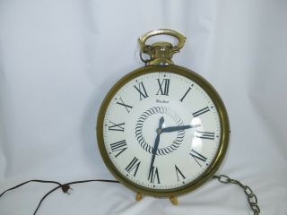 Vintage United Brooklyn N.  Y.  Pocket Watch Clock,  Model No 47 Wall