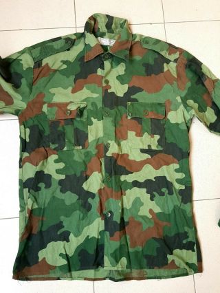 Bosnian Serb Army m93 camouflage shirt Serbian Serbia krajina war m89 2