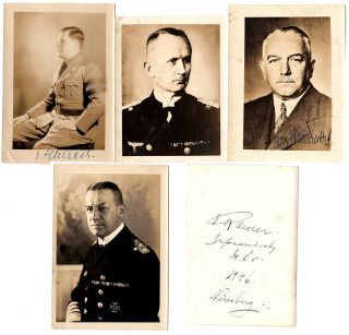 THESE 21 - WW2 Nuremberg Trials book w/ 14 photos signatures Goering,  Jodl,  12 4