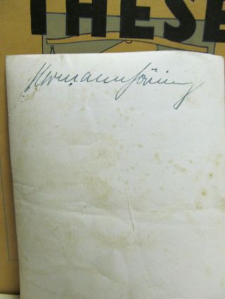 THESE 21 - WW2 Nuremberg Trials book w/ 14 photos signatures Goering,  Jodl,  12 6