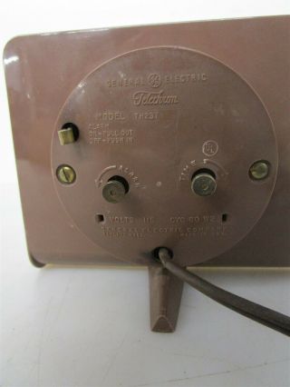 Vintage General Electric Telechron Model 7H237 4