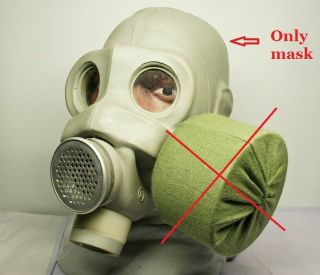 Vintage Soviet Russian Ussr Military Pmg Gas Mask Size 1,  2,  3,  4